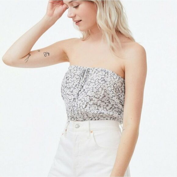 Volcom Bae Bae Doll Tube Top Sz M - Picture 2 of 12